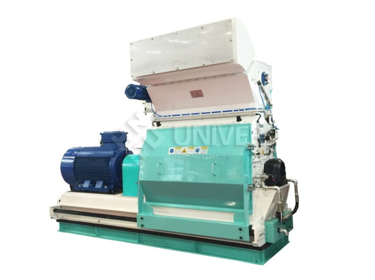 Fine-grinding hammer mill