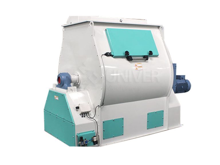 Single shaft paddle mixer