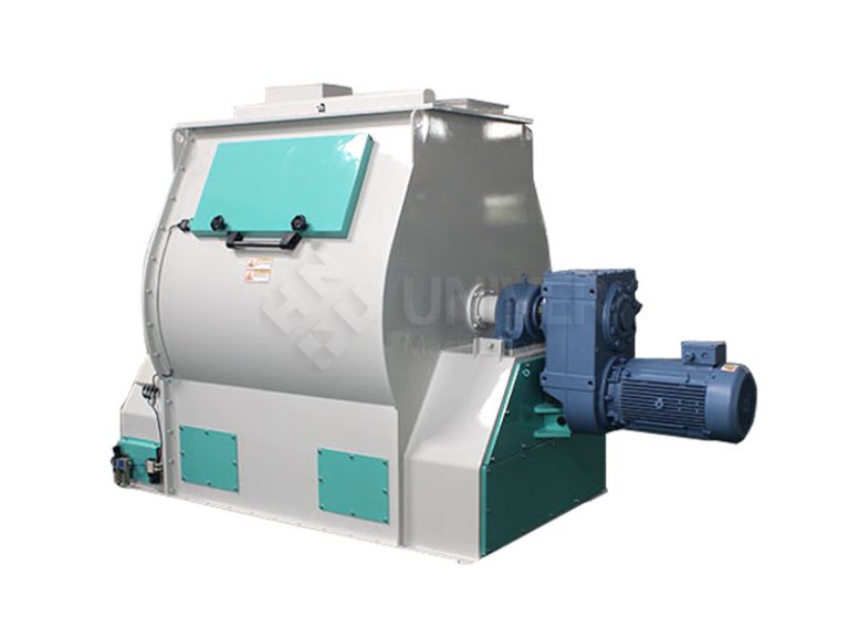 Single shaft paddle mixer