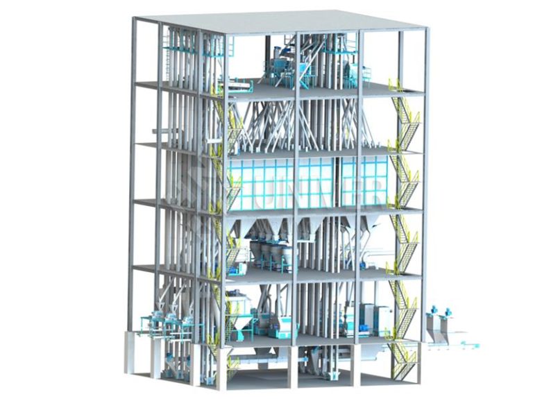 40tph poultry & livestock feed production line