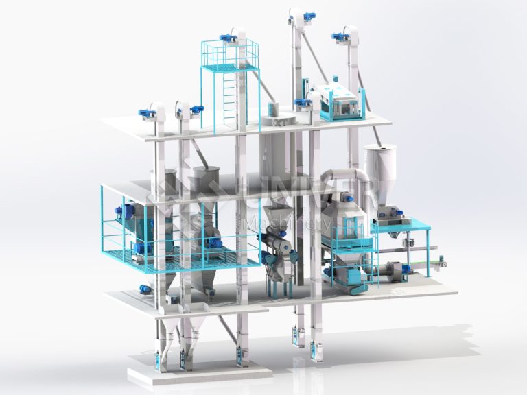 3-5tph pig feed production line