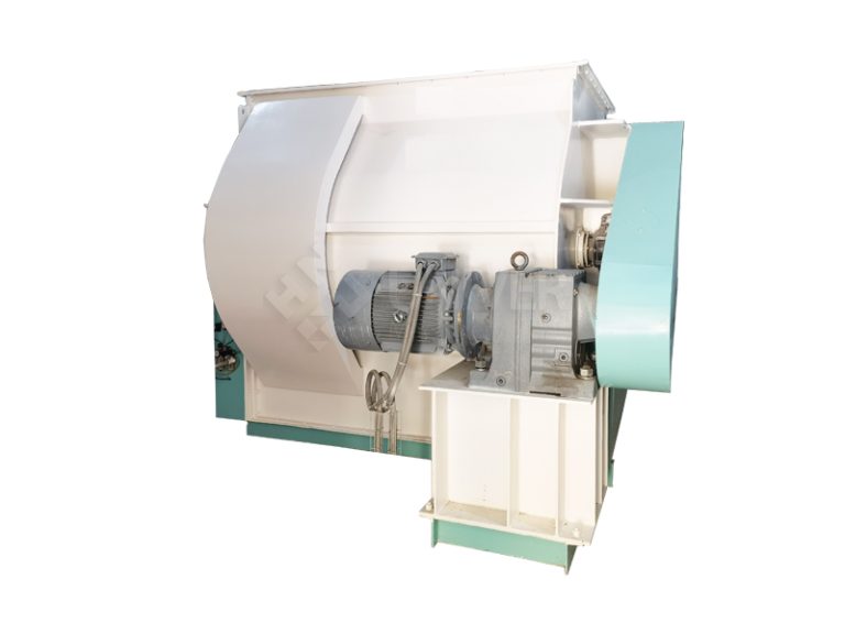 Double-shaft paddle mixer