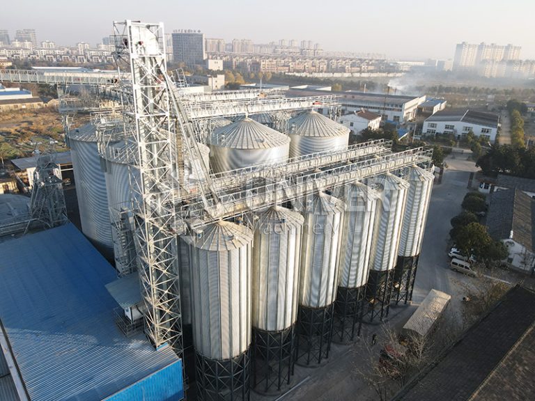 6x1500T Corn Silo+12x170T Soy Meal Silo Project