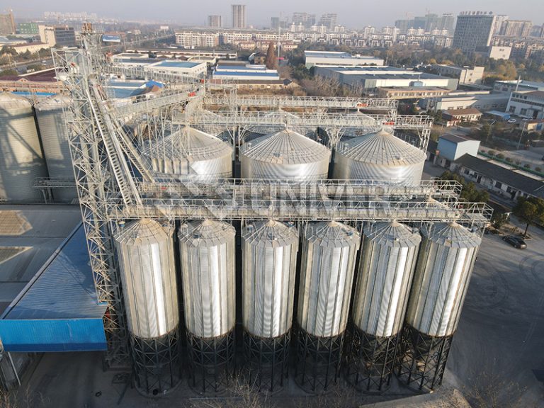 6x1500T Corn Silo+12x170T Soy Meal Silo Project