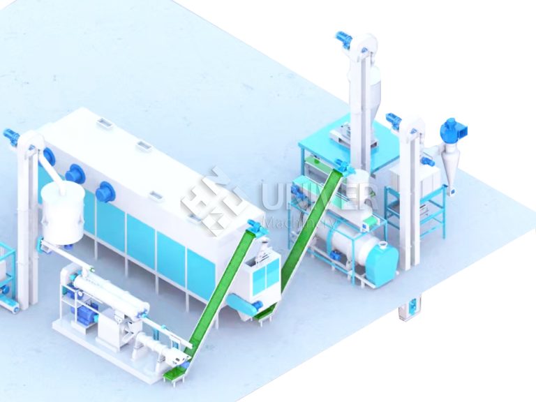 1TPH FLOATING FISH FEED PRODUCTION LINE