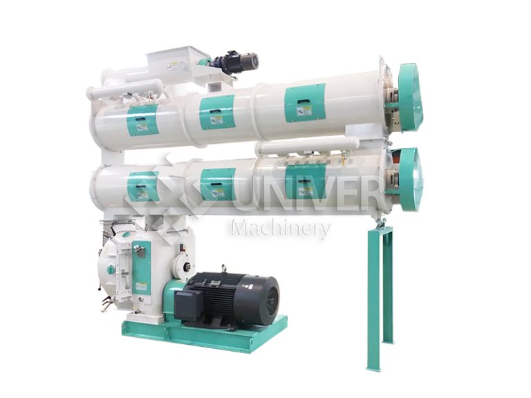 Gear-drive pellet mill
