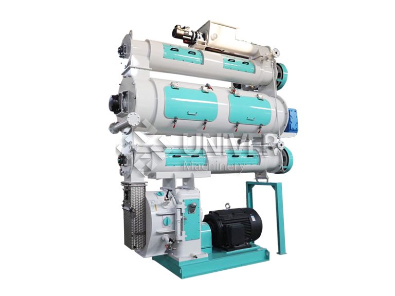 Gear-drive pellet mill