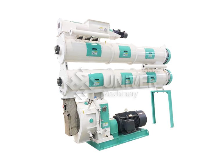 Gear-drive pellet mill
