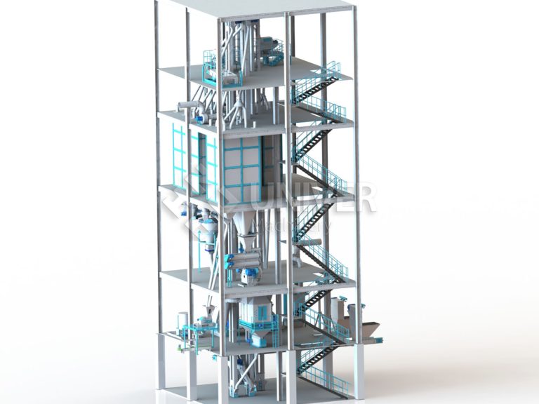 Shrimp feed production line